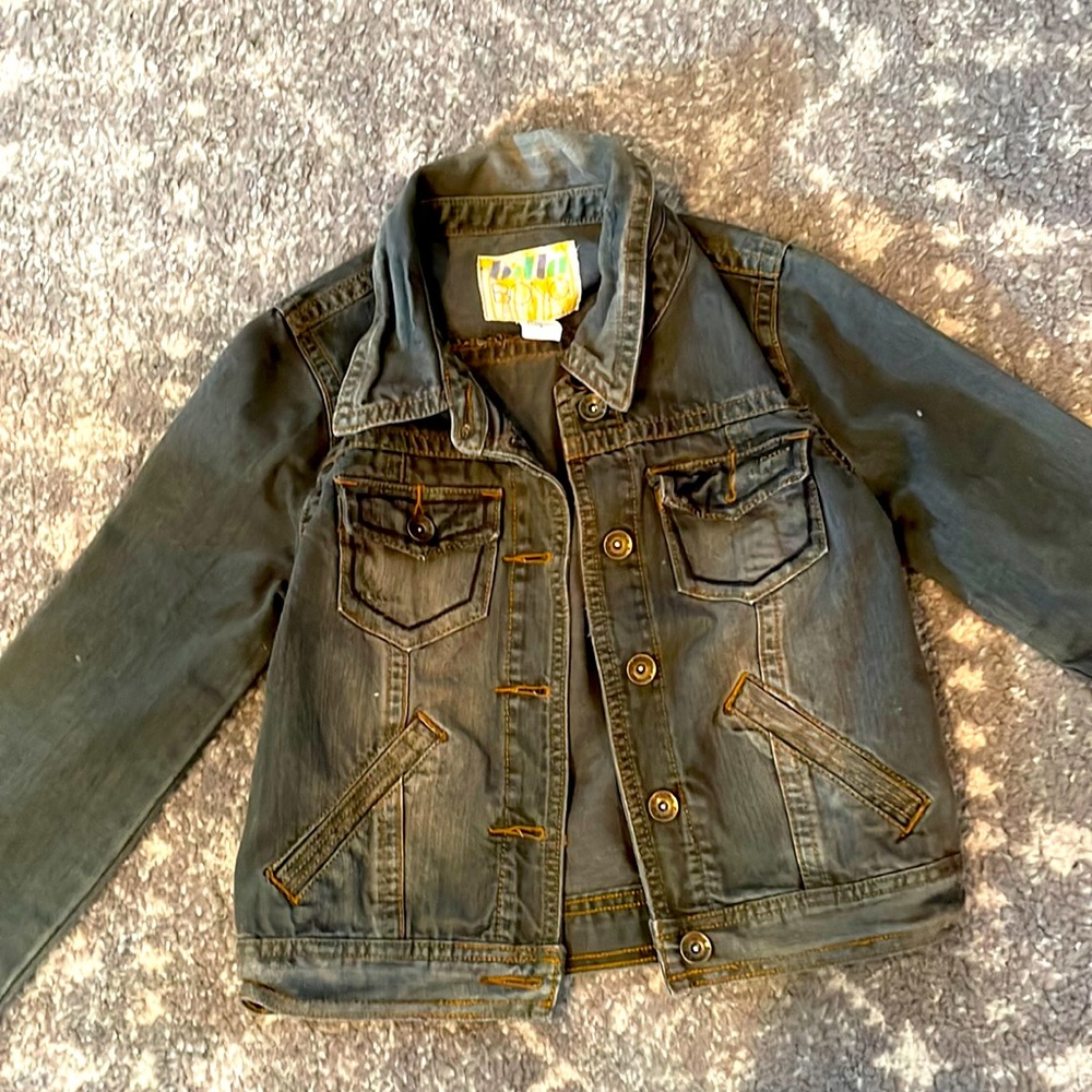 Womens billabong small jean jacket